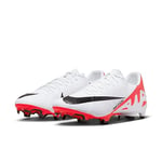 NIKE Men's Zoom Vapor 15 Soccer Shoe, Bright Crimson White Black, 6.5 UK