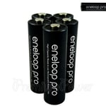 5 X Panasonic eneloop Pro Piles Aa Rechargeable 2500mAh NI-MH Haute Capacité