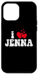 Coque pour iPhone 15 Pro Max J'aime Jenna Funny Valentines Day Heart Love Women Jenna