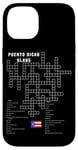 iPhone 14 Puerto Rican Slang Crossword Puzzle Fun Case