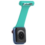 Apple Watch Ultra/Ultra 2 49mm, 9/8 45mm m.fl Klockrem för sjuksköterskor - Turkos