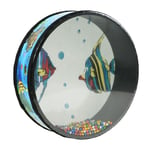 A-Star 10 Inch Ocean Drum, Sea Wave Sound Hand Drum with Fish Design