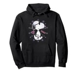 Peanuts Snoopy Joe Cool Starburst Glitch Love 90s Valentine Pullover Hoodie