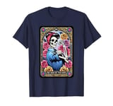 Funny The Mom Of Two Boys Skeleton Tarot Card Mommy Of Twins T-Shirt