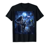 Alien Bigfoot Guitar Sasquatch UFO Outfit For Men Women Kid T-Shirt