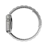 Apple Watch SE 44mm Stilrent länkarmband i metall, silver