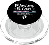 Maman en Cours 2026 - Humour Grossesse Femme Enceinte PopSockets PopGrip pour MagSafe