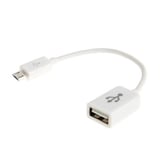 Novago Cable OTG Micro USB For Galaxy S6 And S6 Edge(White)