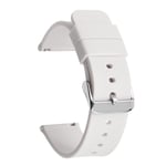 (Valkoinen S)Silikonihihna Pikakiinnitysranneke Samsung Watch 4 Classic 42/46/40/44 Active 2 Huami Huawei Gt 2 -rannekkeille