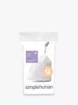 simplehuman Bin Liners, Size Q, Pack of 20