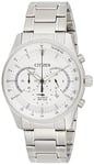 Citizen Unisex's Analog Quartz Watch with Stainless Steel Strap AN8190-51A