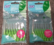 Stocking Filler Tooth Picks Tepe Interdental Brushes GREEN Size 5  x 4 Packs