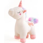 Plush Unicorn Gosedjur Regnbåge 30cm Unicorn Leksak Flicka Unicorn Mjuk Leksak För Barn 30cm