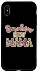 Coque pour iPhone XS Max Retro Smoking Hot Mama Cheetah Rose Blush Sexy Mom