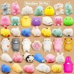 ny stil 100 Models Squeeze Toys Mini Change Color Squishy Cute Animals