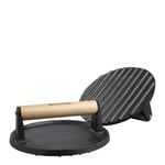 Tramontina - Cast iron grillpresse 17 cm svart