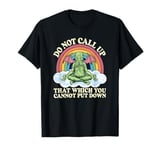 Cthulhu Mythos Quote, Retro Yoga Cthulhu T-Shirt