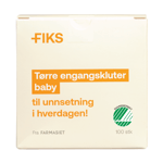 FIKS Tørre engangskluter, 10x10 cm, 100 stk.