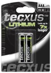 Tecxus Lithium AAA - 2 pack