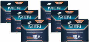 6 X Tena Men LEVEL 3 Niveau 3 Absorbants Masculines Fuites 8 Pièces Homme