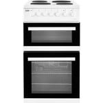 Beko EDP503W 50cm Electric Double Oven with Grill Cooker White