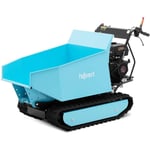 Hillvert - Mini dumper Brouette motorisé Brouette à chenille 500 kg moteur essence 6 kW