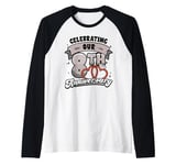 8th Wedding Anniversary Celebrating 8 Years Matching Gift Raglan Baseball Tee