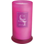 SHEARER CANDLES Rhubarb and Raspberry Fragrance Tall Pillar Jar Scented Candle