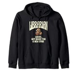 Librarian Loading Get Ready For A New Star Library Book Zip Hoodie