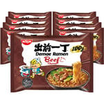 Nissin Demae Ramen Nudlar Biffsmak 10x100g