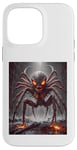 Coque pour iPhone 14 Pro Max monstre en colère moitié hommes moitié araignée scène horreur effrayant cool