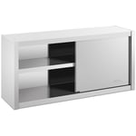 Royal Catering - Armoire Murale En Inox Porte Coulissante Cuisine Max. 600 kg 1200 x 450 x 600 mm