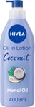 NIVEA Oil In Lotion Coconut & Monoi (400ml), 400 ml (Pack of 1)