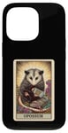 Coque pour iPhone 13 Pro Esthetic Cottagecore The Opossum Possum Jeu de cartes Tarot