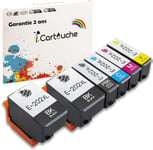 6 Cartouches d'encre Compatible pour Epson 202XL 202 XL Kiwi (2BK / 1PBK / 1C / 1M / 1Y) Expression Premium XP-6000 XP-6005 XP-6100