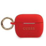 -GUACAPSILGLRE Guess Silicone Case for Airpods Pro Red