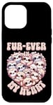 Coque pour iPhone 12 Pro Max Fur-ever in My Heart Kawaii Paresseux Cœur