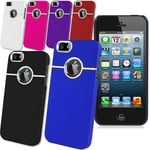 Shockproof Stylish Chrome Series Hard Back Skin Case Cover For Iphone 5s Se 1stg