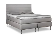 Classic Beds - Eton 101 Kontinentalsäng - [DEMOEX] (180 cm, Medium / Fast, Moa Ljusgrå)