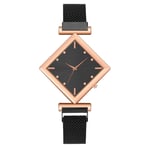 Women Montres Design Femme Creative Women's Montres en acier inoxydable Magnet Magnet Quartz Montre Dames Bracelet Bracelet Zonewatch Zegarek Montres Décoratives Décoratives pour Femmes ( Color : E )