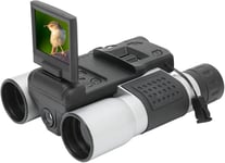 Caméra Jumelles Numériques, 1080P 30FPS Écran LCD 2 Pouces HD Caméra Télescope Numérique Intégrée Carte Mémoire 8 Go, pour Regarder Les Oiseaux Football Jeux Concerts, Mini Interface USB 8 Broches