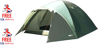 High Peak Nevada 4 Dome Tent Nevada 4 Camping Stem Igloo-Tent for 4 NEW