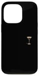 Coque pour iPhone 13 Pro Verre à expresso Martini minimaliste élégance de poche