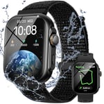 Parsonver Montre Connectée Homme Femme avec Appels Bluetooth, Smartwatch avec GPS, 3ATM Étanche, 1,85" Montre avec 100+ Sports,Fréquence Cardiaque,Sommeil,Montre Intelligente pour Android & iOS