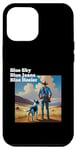 Coque pour iPhone 12 Pro Max Blue Heeler Chien de bétail Bleu Ciel Jeans Bleu Heeler