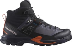 Salomon Women's X Ultra Alpine Mid GORE-TEX Nine Iron/Black/Red Orange, Nine Iron / Black / Red Orange, 37 1/3