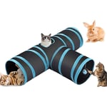 Einemgeld - Tunnel Chat Jeu Chat Tunnel Lapin Pet Tunnel Tube de Tunnel Pliant Chat Tunnel Jouets Tunnel pour Les Chats Lapins, Chiens, Animaux de