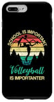 Coque pour iPhone 7 Plus/8 Plus L'école est importante mais le volleyball est importateur pour les jeunes enfants