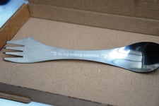 FUN VALENTINES GIFT ENGRAVED SPORK - BE MY FORKING VALENTINE - IN GIFT BOX