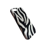 COQUE DISTINCTIVE STYLE ZEBRE POUR APPLE IPHONE 5 5S SE 2016 NOIR BLANC